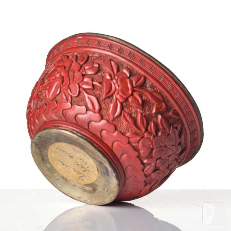 A lacquer bowl with silvered lining, - 图6